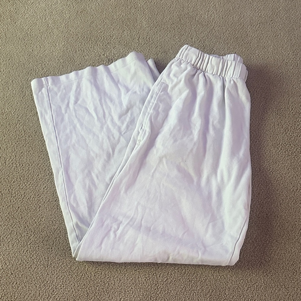 Brandy Melville White Sweat Pants